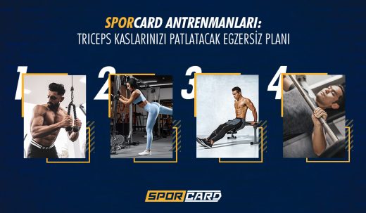 Sporcard Antrenmanları: Triceps Kaslarınızı Patlatacak Egzersiz Planı